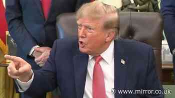 Furious Trump blasts reporter at White House press conference - 'I'm not playing'