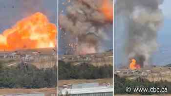 Fact check: Old explosion videos do not show CFB Wainwright