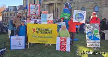 Rally urges New Brunswick government to rethink energy plans