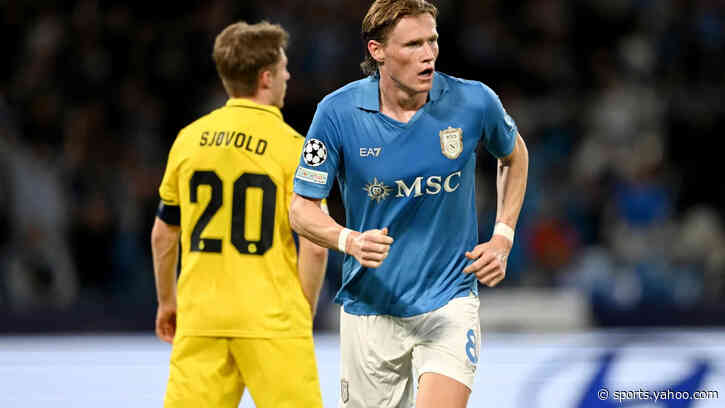 UCL | Napoli 4-3 Bodo/Glimt: McTominay to the rescue with first goals