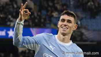 The Phil Foden show in front of 20,000 empty seats at the Etihad: Man City's hat-trick hero has found the fizz and purpose that deserted him last season as he stakes his claim in style, writes JACK GAUGHAN