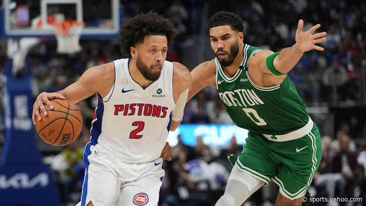 Pistons storm back from 22-point hole to spoil Paul George’s historic Celtics debut, win NBA’s season opener