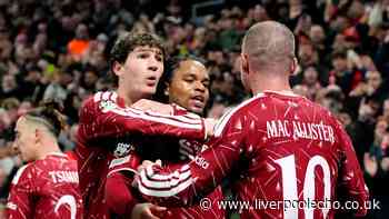 What Liverpool fans sang after third goal as Rio Ngumoha contract pressure grows
