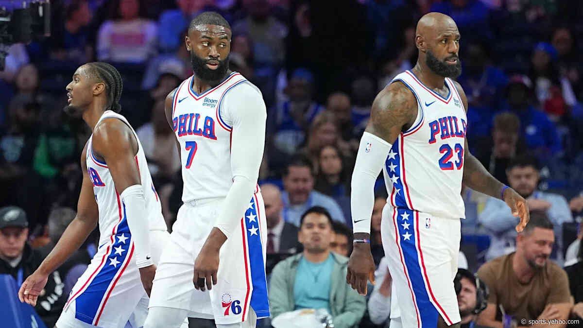 76ers vs. Knicks live updates, lineups, where to watch: LeBron James, Jaylen Brown make regular-season debuts with Philadelphia against defending champs