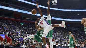 Pistons use 23-0 burst to rally past Celtics in opener
