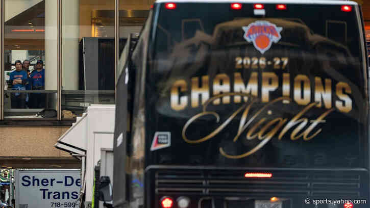 '2026-27 Champions Night?' Knicks championship celebration shirts raise eyebrows
