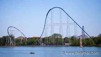 More theme park horror as metal bracket falls off huge Midwestern rollercoaster