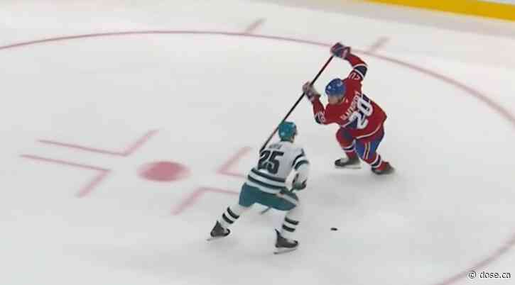 Juraj Slafkovský scores the best goal of his career