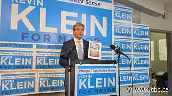 Winnipeg mayoral candidate Klein calls on Gillingham to denounce 'false' union flyers