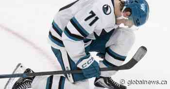 Celebrini scores twice, Sharks rally to beat Habs