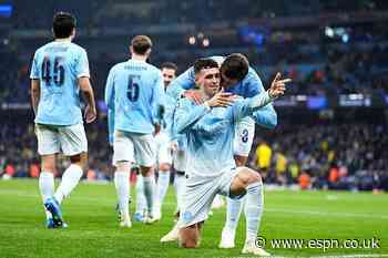 Man City 5-1 AEK Athens: Phil Foden hat trick inspires dominant Champions League win - as it happened
