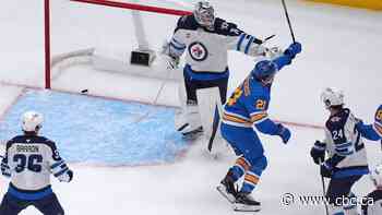 St. Louis Blues edge visiting Winnipeg Jets 2-1