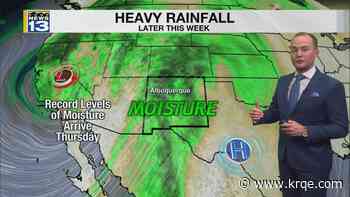 Flood Watch issued for parts of New Mexico, Colorado as heavy rain moves in starting Wednesday