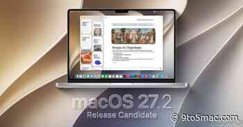 First Release Candidate for macOS 27.2 Golden Gate now available