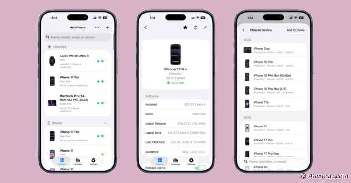 Indie App Spotlight: ‘Hoardware’ makes it easy to track your Apple device collection
