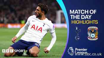Spurs beat Coventry to earn first league win of the season