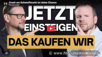 Wie gehts weiter?: Gold auf 10.000 $? Rohstoff-Crash: Kaufchance oder Falle? Plus Rohstoff-Insider-Treffen!