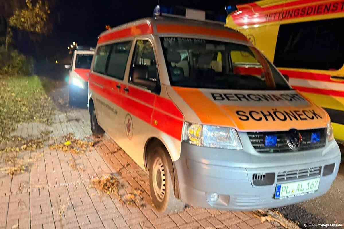 Große Suchaktion in Schöneck: Auch Bergretter sind im Einsatz