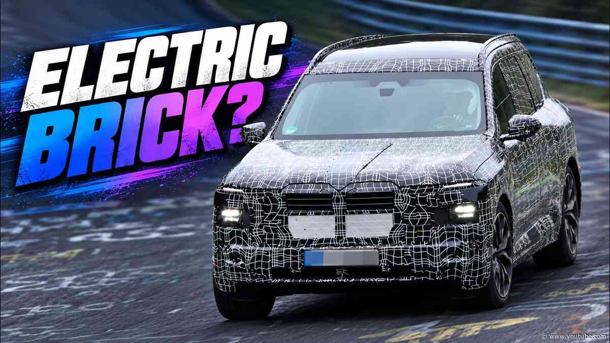 BMW iX7 Caught Looking Like A Fast Electric Brick At The Nurburgring