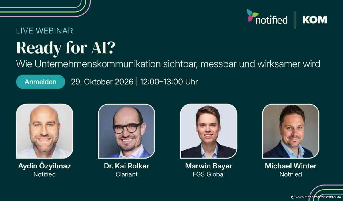 Notified: Sichtbarkeit, KPIs, Rollen: Was KI für Ihre PR verändert