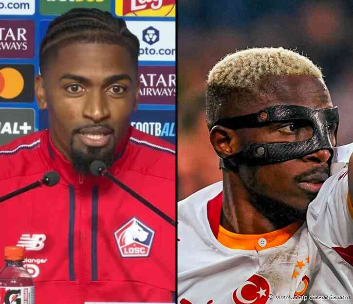 UCL: Lille Defender Ribeiro Vows To Stop Osimhen