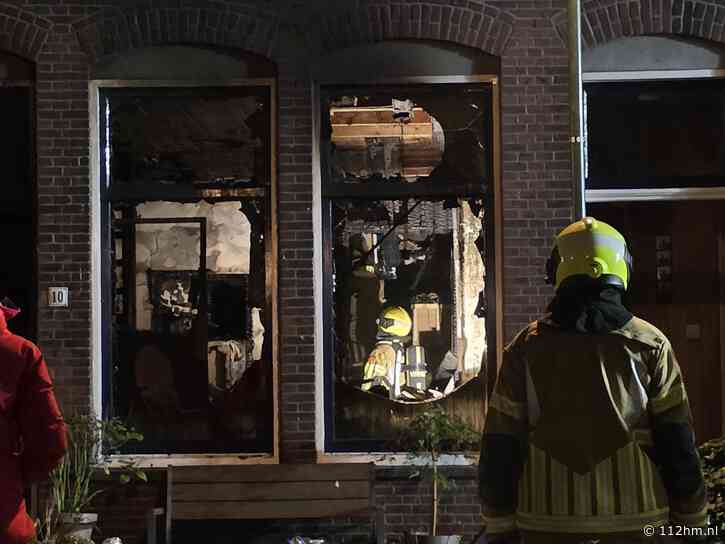 Drie gewonden bij grote woningbrand in Gouda