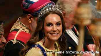 Mit Dianas Tiara: Prinzessin Kate glänzt beim Staatsbankett