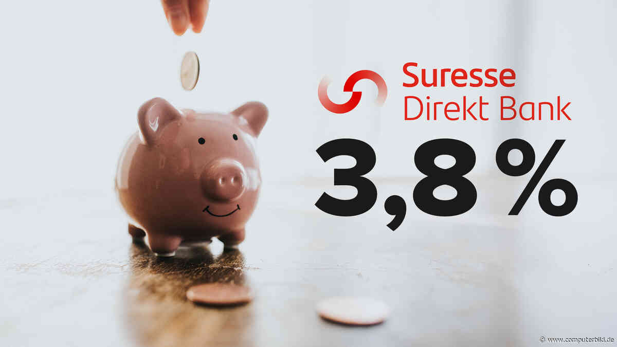 Suresse Direkt Bank erhöht Tagesgeldzins auf 3,80 Prozent