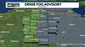 Dense fog this morning more afternoon sunshine