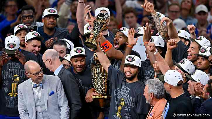 New York Knicks trip on opening night with T-shirt flub as they hang first banner in 53 years