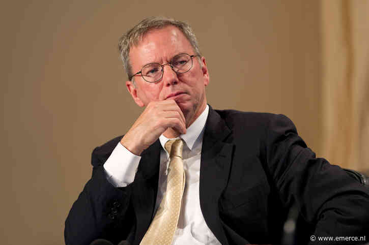 Voormalig Google-topman Eric Schmidt bezit 1% van Anthropic, meldt Bloomberg