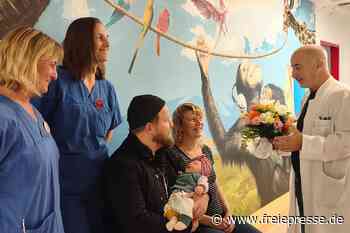 Áróra ist das Jubiläumsbaby: 1000. Geburt im Rabensteiner Krankenhaus