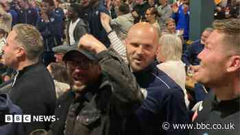 Rushden fans celebrate league opposition in FA Cup