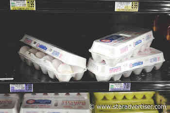 Egg prices rising faster in Honolulu than on mainland