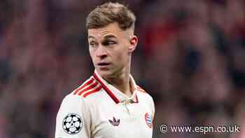 Kimmich to miss Arsenal match after family bereavement