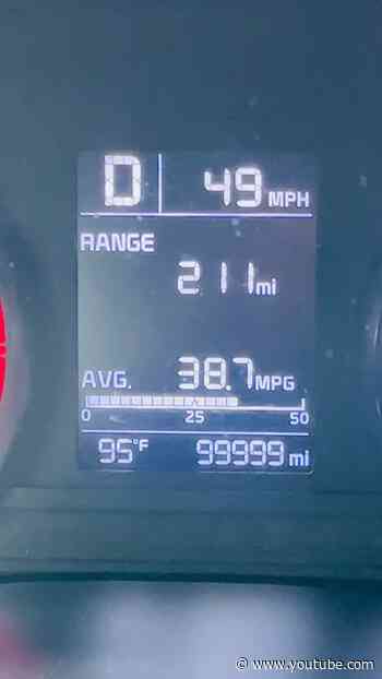 Car Hit 100,000k Miles…