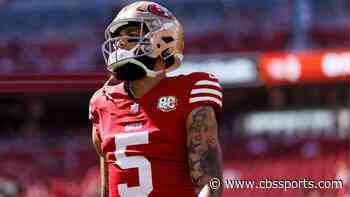 49ers' Mike Evans ruled out with Achilles injury after leaving game late in first half