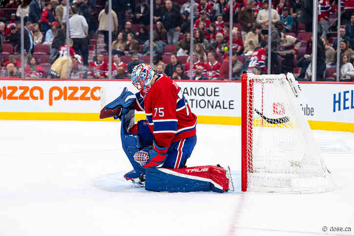 Jakub Dobes did not answer questions from the media after his penalty in overtime