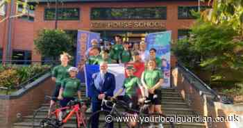 Six south-west London schools cycle across Europe to raise more than £190,000