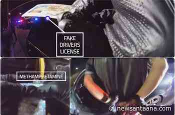 Two arrested after Irvine officer notices suspicious baggie in vehicle