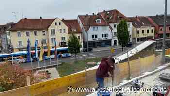 Kleine Verschönerungsarbeiten am Neuburger Stadtberg