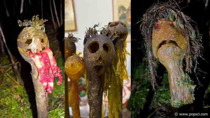 Spooooooky! Alaskan man makes terrifying ‘kelp-o’-lanterns’