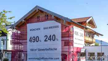 Riesenbanner in Bad Wiessee wirbt mit Gewerbesteuer – und ist nicht zulässig