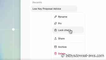 OpenAI permitirá bloquear chats en ChatGPT con un PIN
