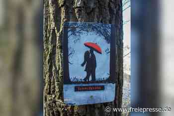 Kein Banksy und doch vermisst: Mittweida sucht gestohlenes Bild an beliebtem Wanderweg