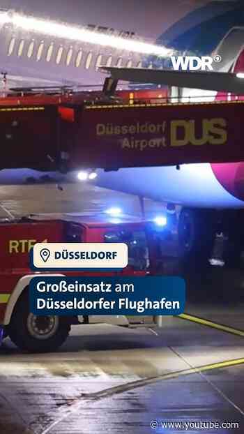 Medizinischer Großeinsatz am Düsseldorfer Flughafen | WDR #shorts #düsseldorf