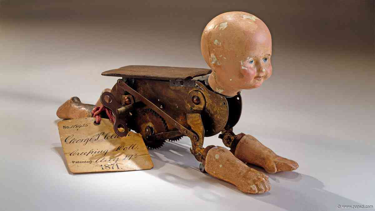 In 1871, this nightmarish ‘Creeping Baby Doll’ was all the rage