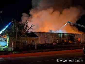 Crews contain large fire near downtown Huntington, juvenile arrested