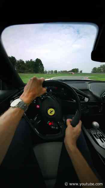 Pure adrenaline at Balocco with @gtoscud. The #Ferrari12CilindriManuale hits different. #Ferrari