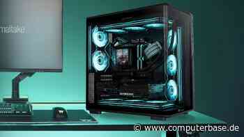 Thermaltake View 590: Glaskasten kühlt schräg hinter L-Fenster